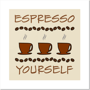 Express Yourself over Coffee Posters and Art